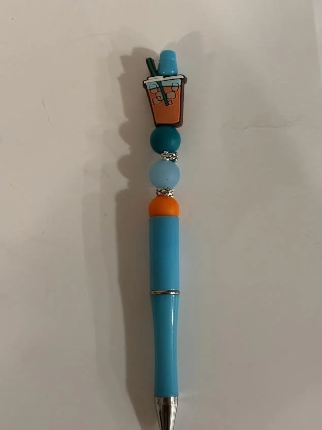 Iced Drink Beaded Pen