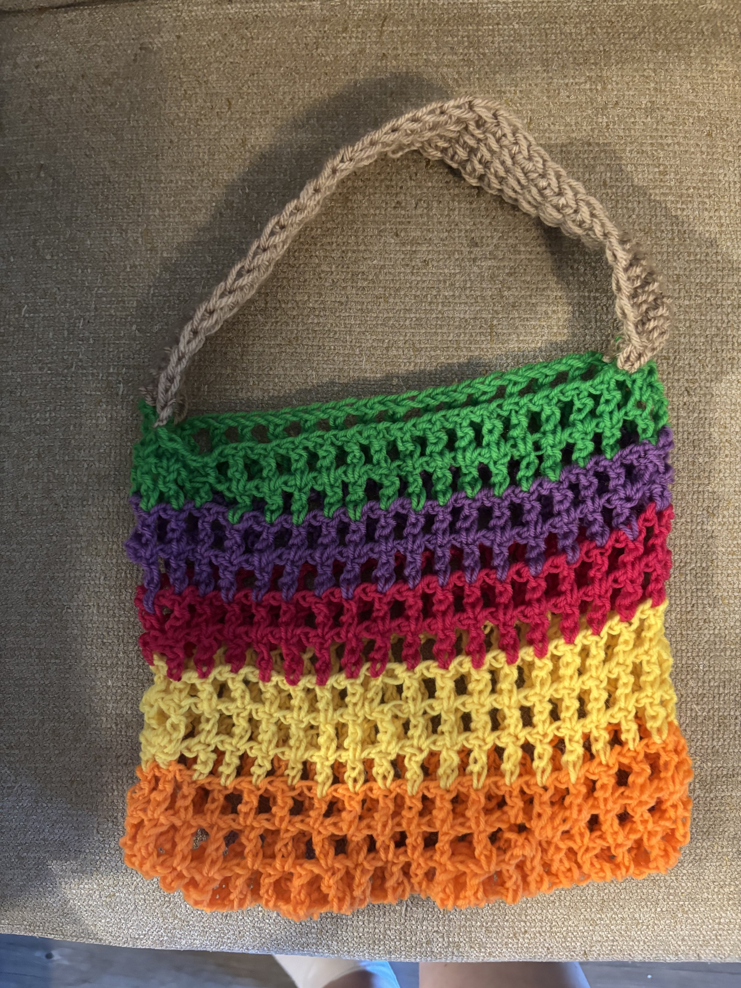 Lightweight Colorful Acrylic Mesh Bag