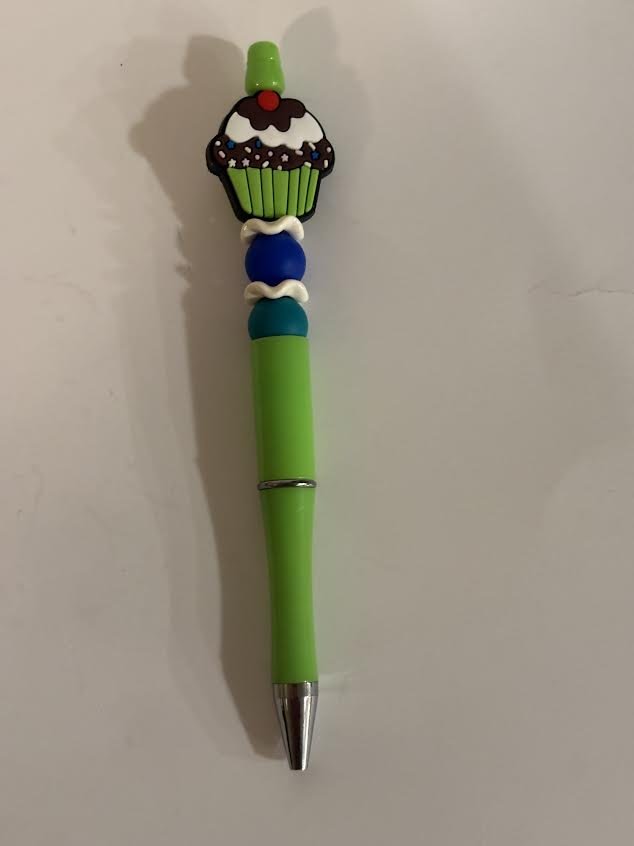 Cupcake Beaded Pen