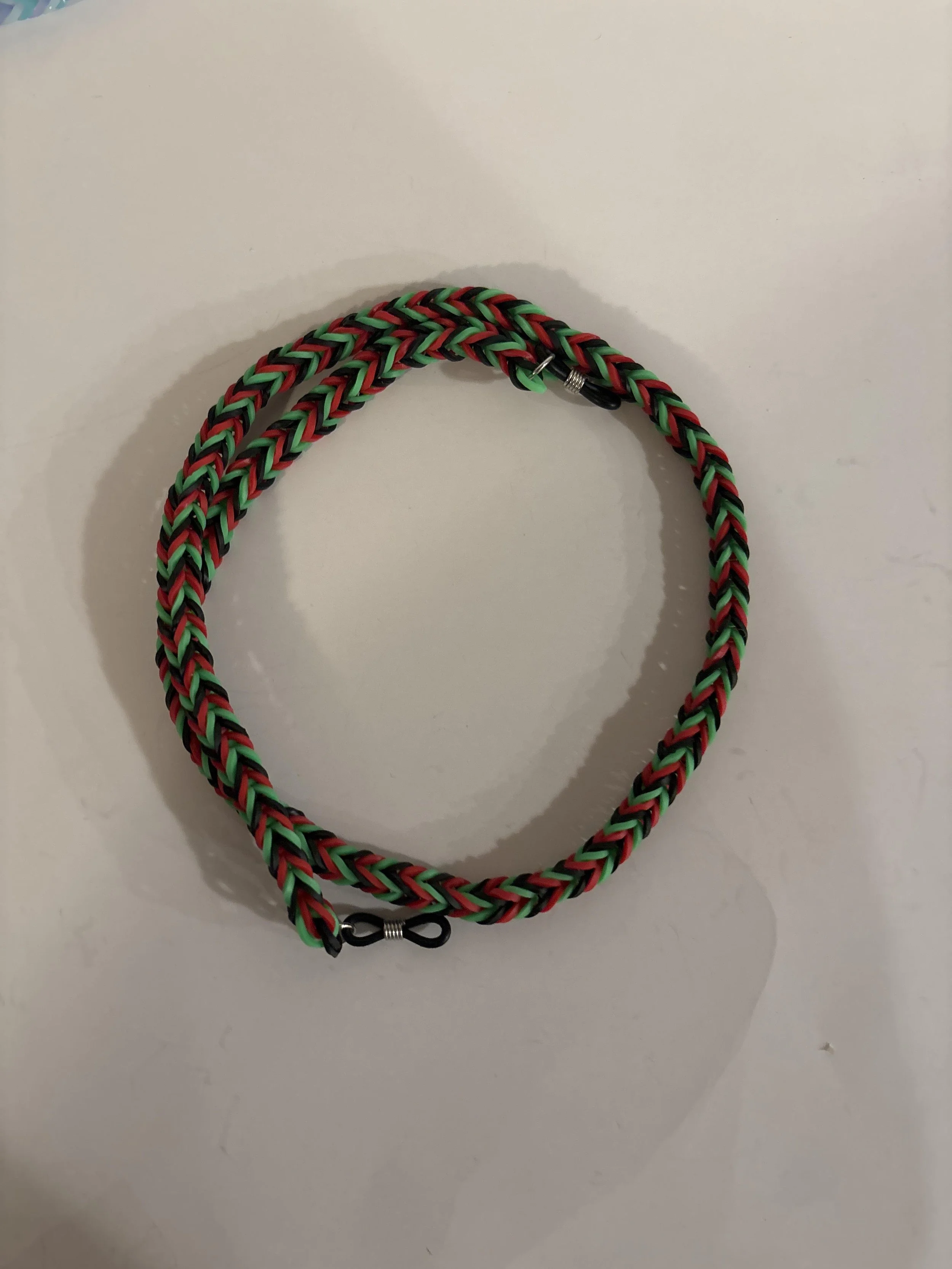 Rainbow Loom Eye Glass Chain