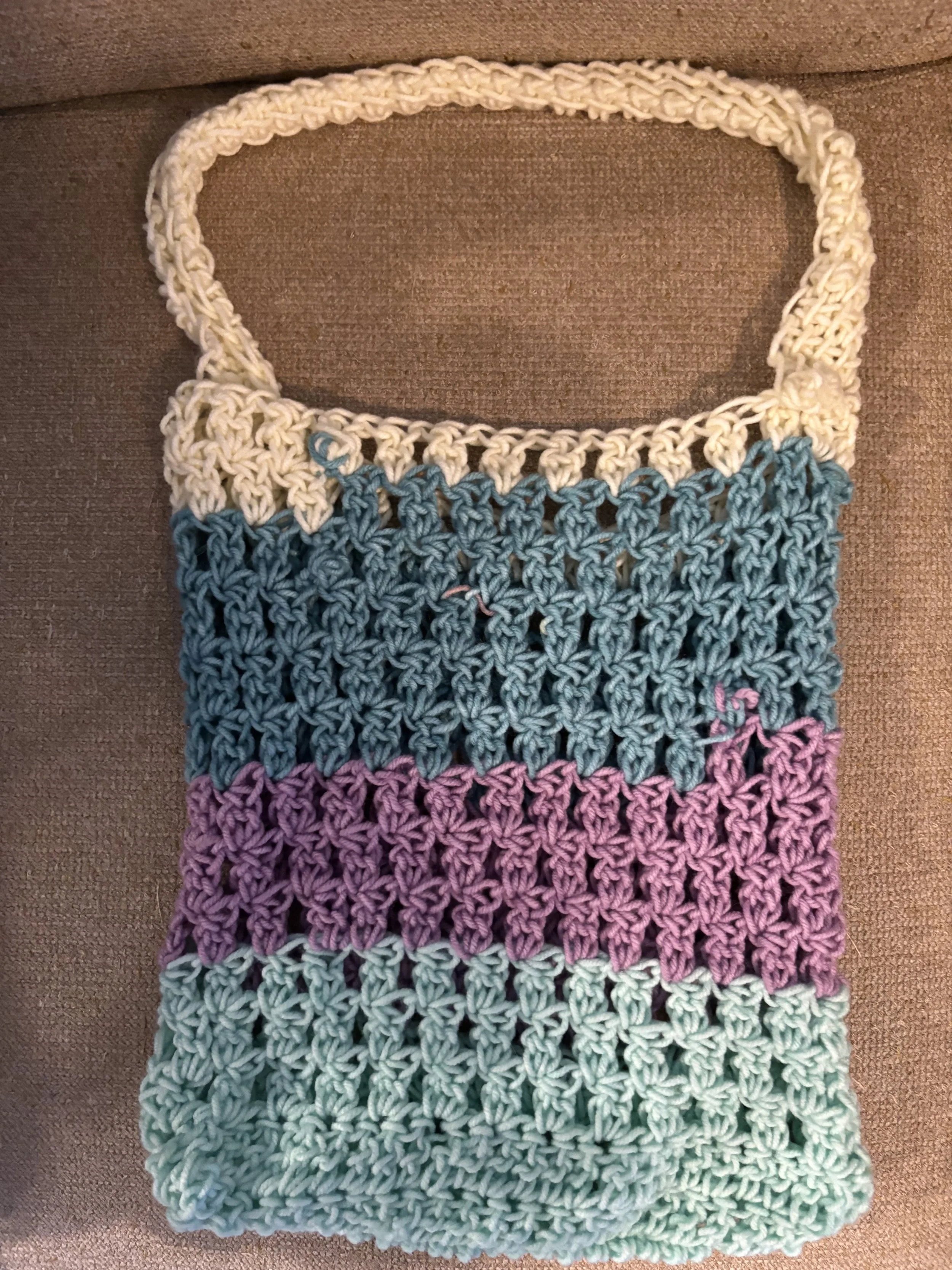 Light weight Colorful Acrylic Mesh Bag