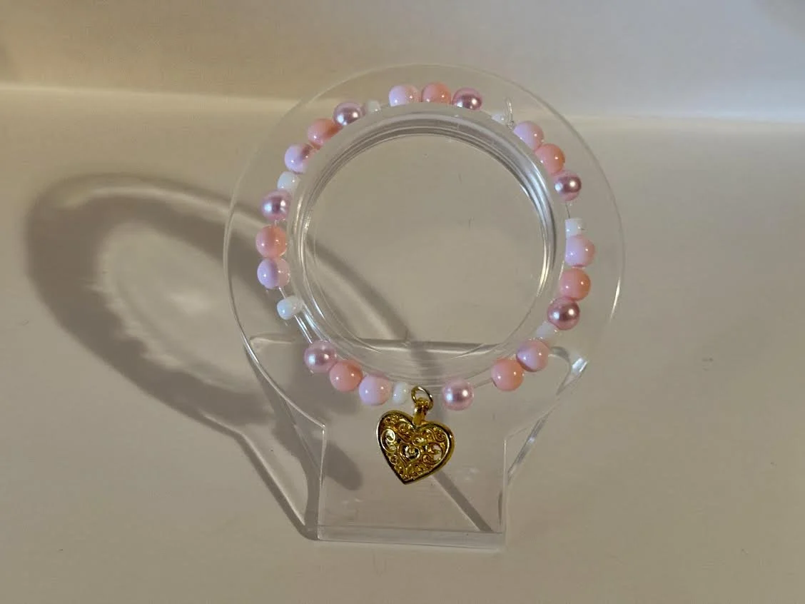 XXS Valentine's Day Beaded Bracelet