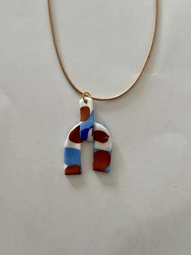 Unique Clay Necklace