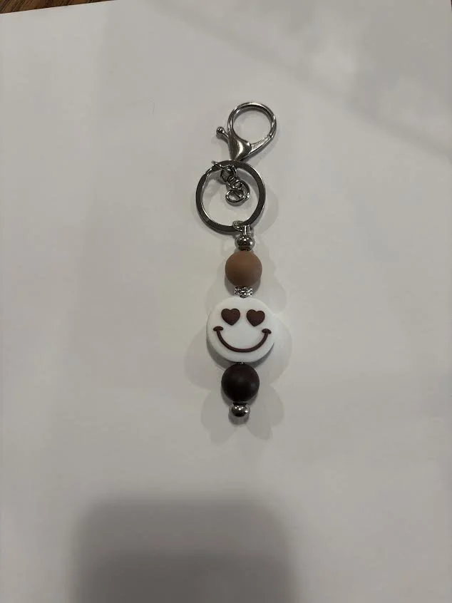 Happy Face Keychain