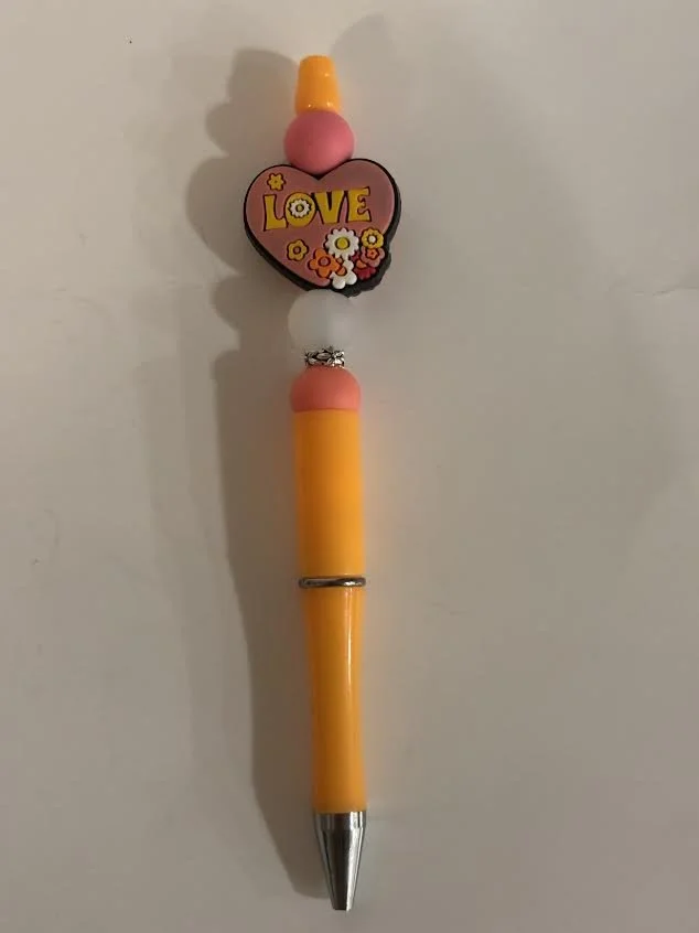Love Beaded Pen