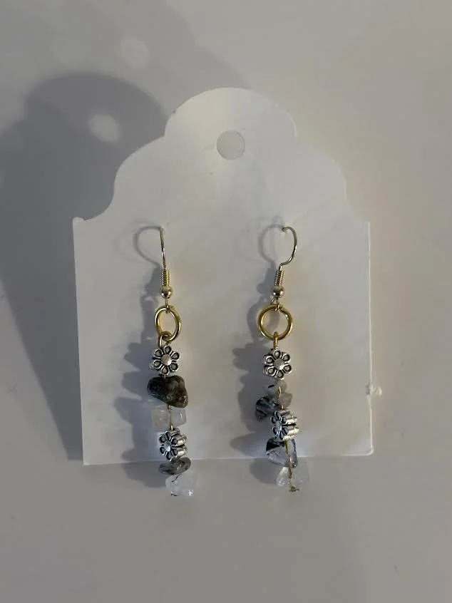 Gemstone Beaded Earrings