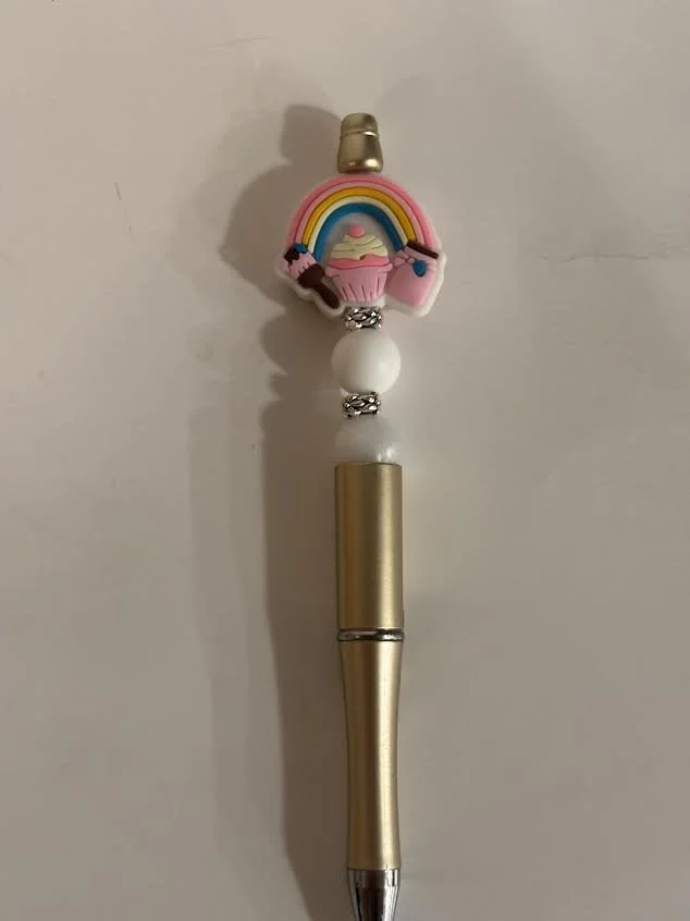 Dessert Rainbow Beaded Pen