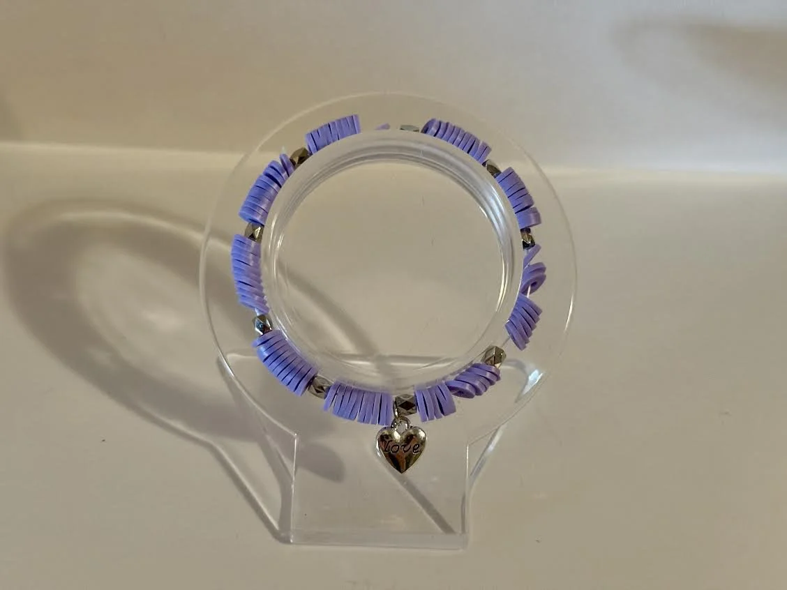 XXS Valentine's Day Beaded Bracelet