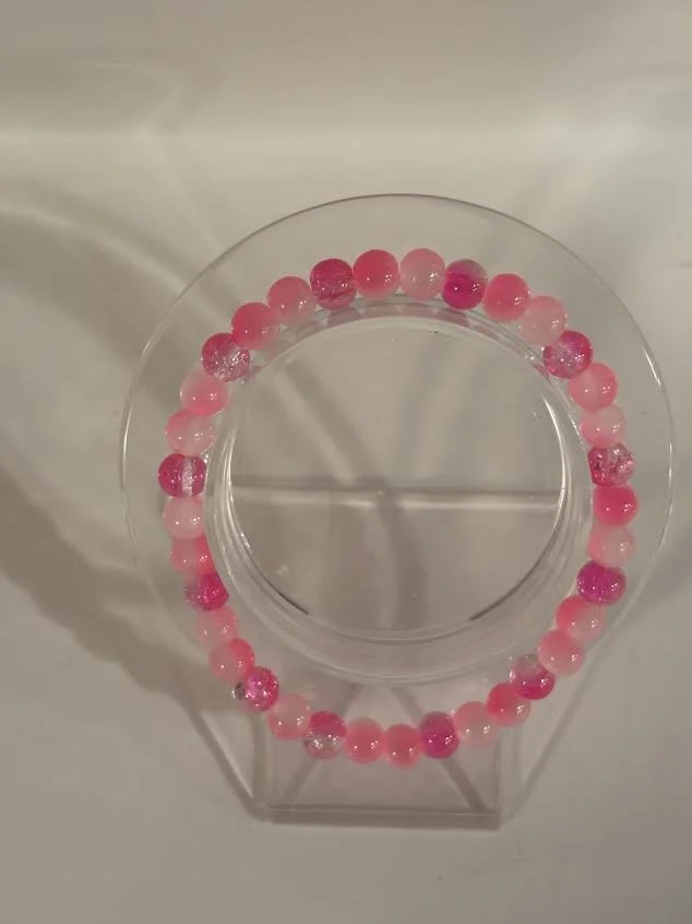 Medium Valentine's Day Glass Bracelet