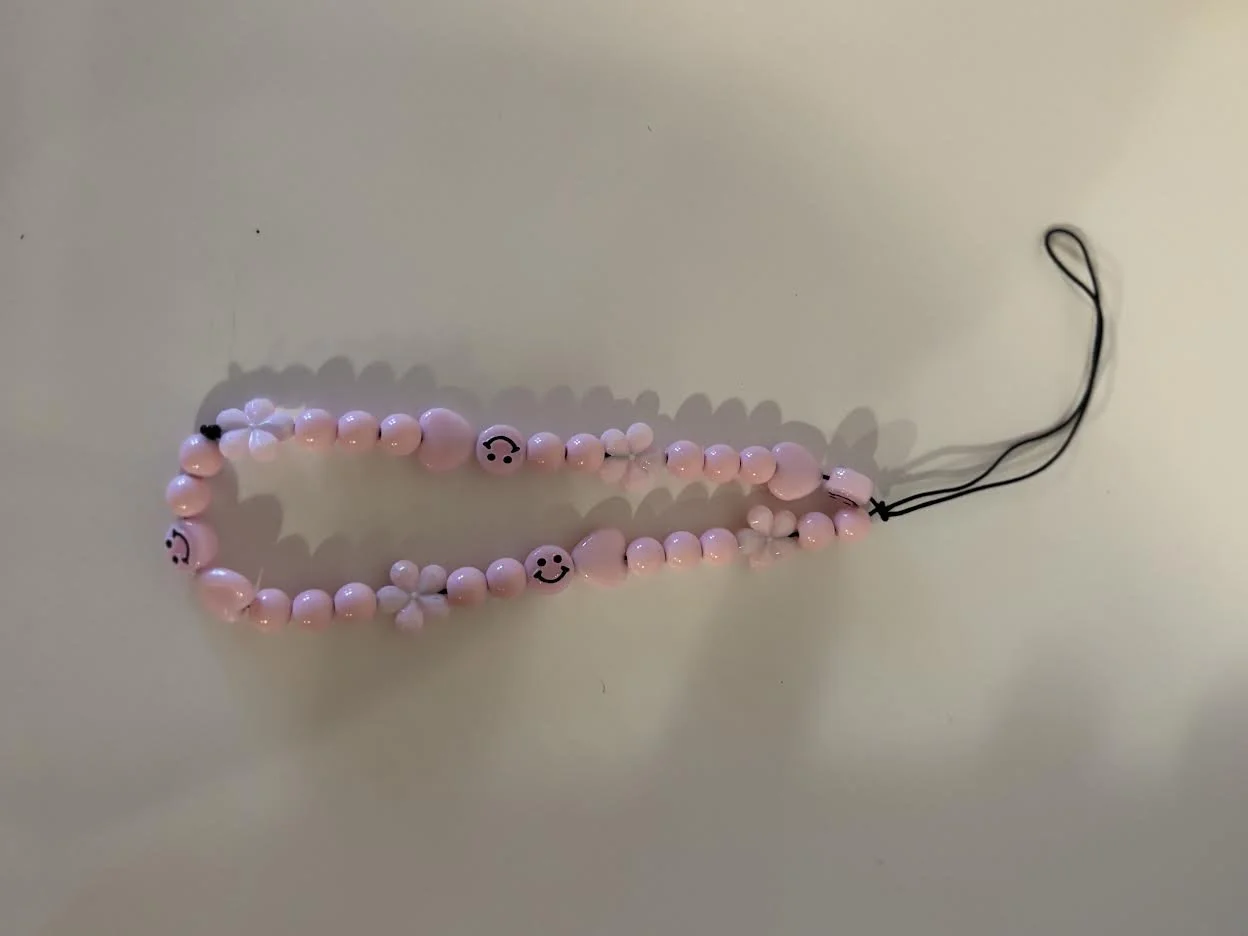 Beaded Phone Charm