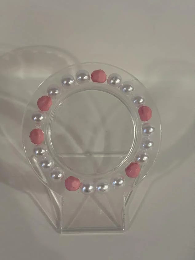 XS Valentine's Day Glass Beaded Bracelet