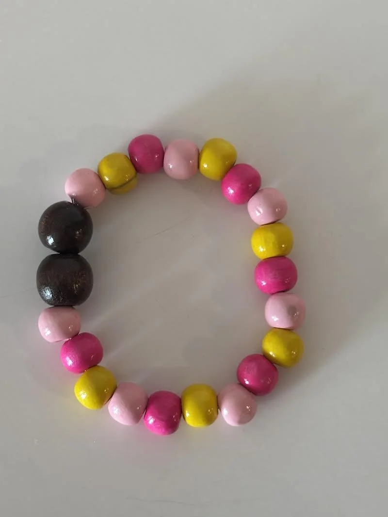 Medium Wooden Beaded Bracelet