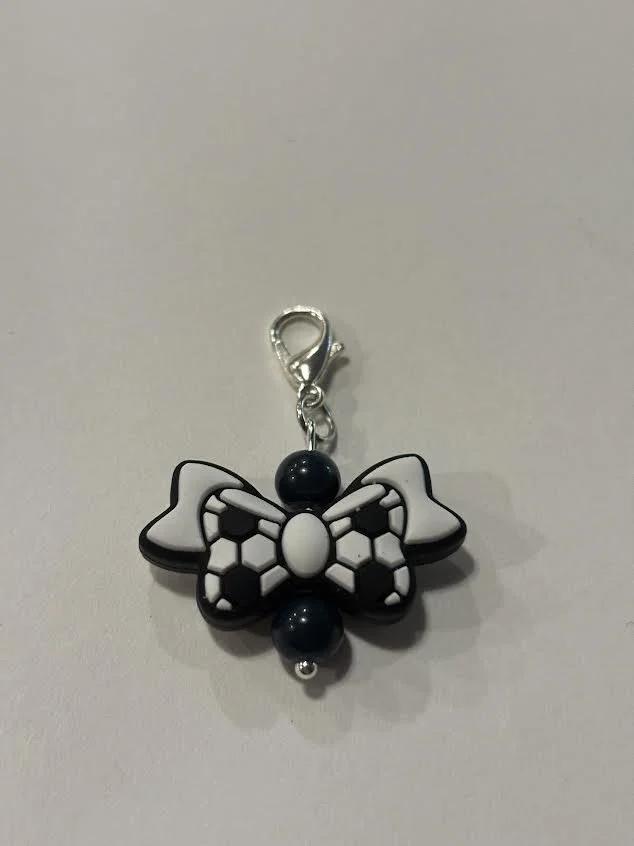 Black bow Planner Charm