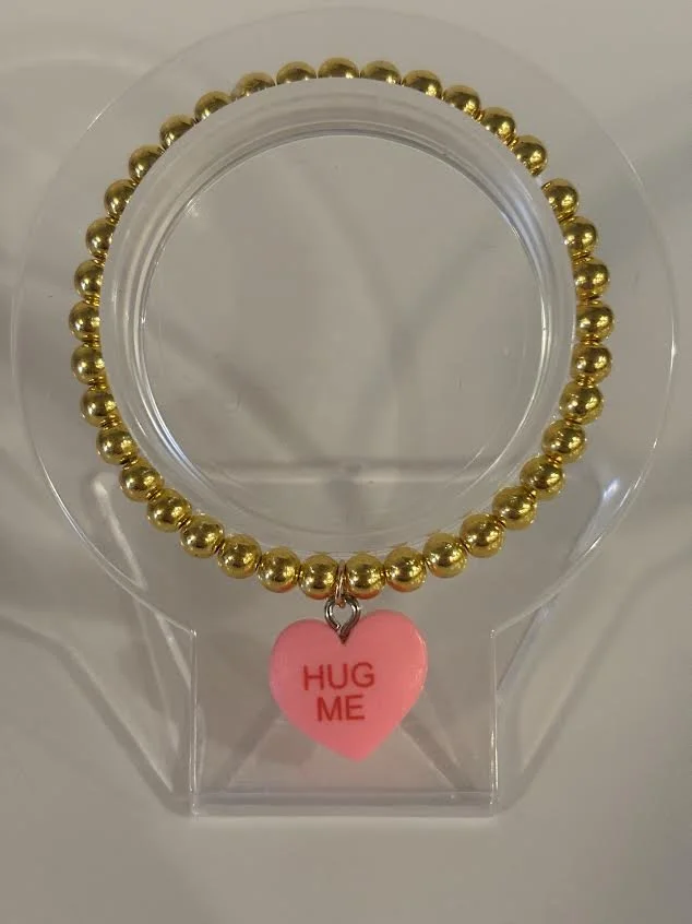 XS Valentine's Day Beaded Bracelet