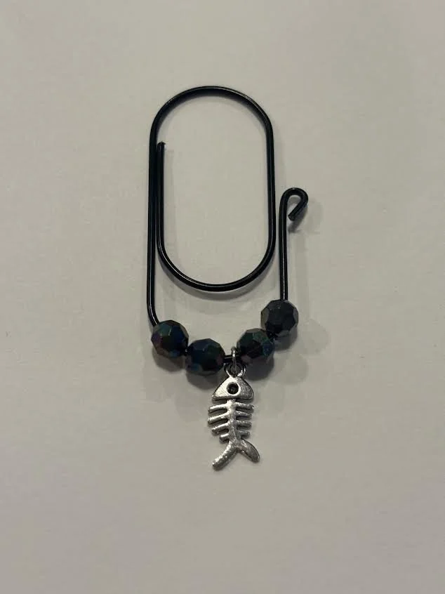 Silver Paper Clip Charm