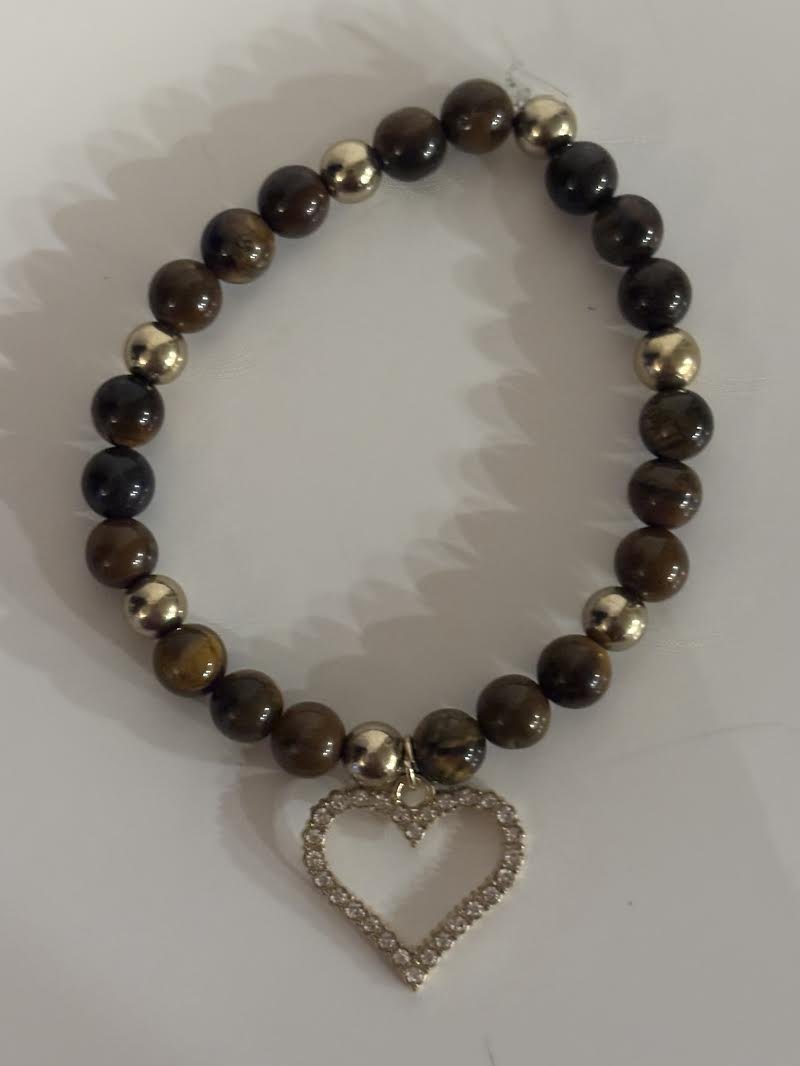 XS Gemstone Bracelet with Charm