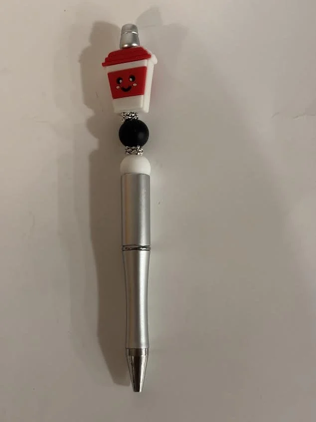 Coffee Beaded Pen