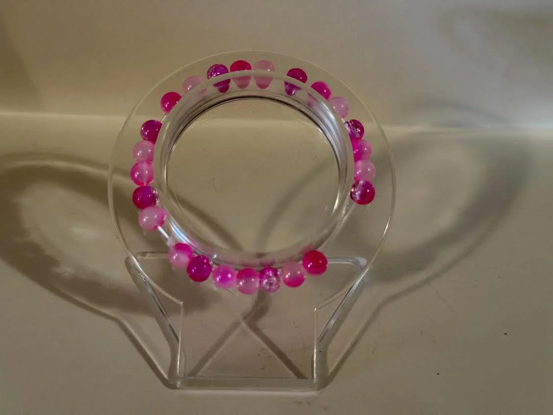 XXS Valentine's Day Glass Beaded Bracelet