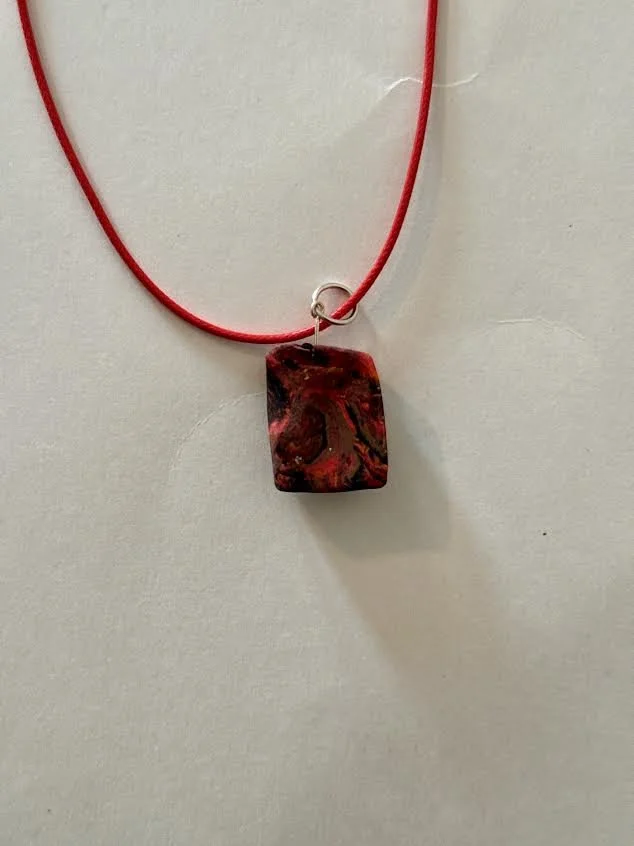 Unique Clay Necklace