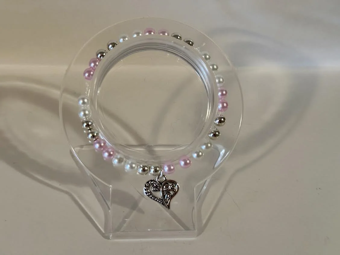 XXS Valentine's Day Beaded Bracelet