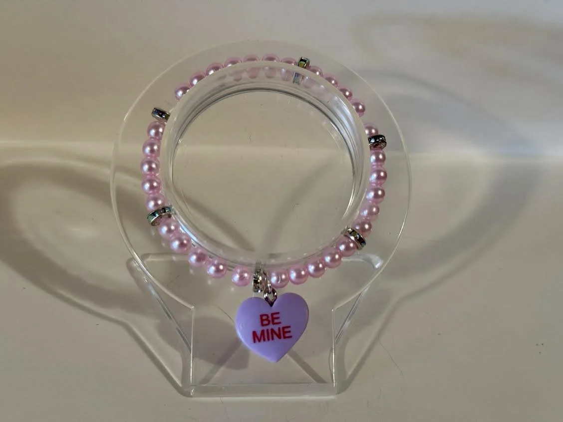 XXS Valentine's Day Beaded Bracelet
