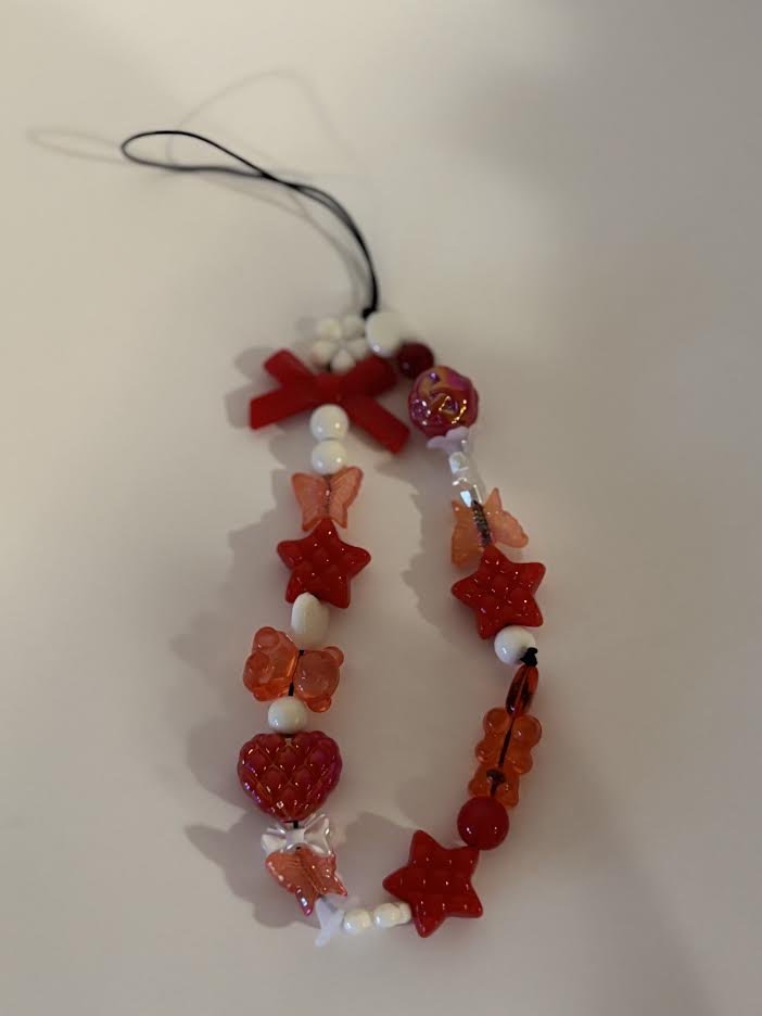 Beaded Phone Charm