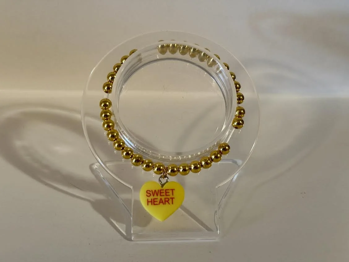 XXS Valentine's Day Beaded Bracelet