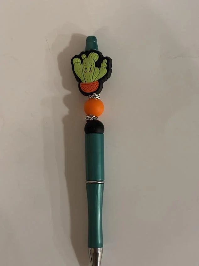 Cactus Beaded Pen