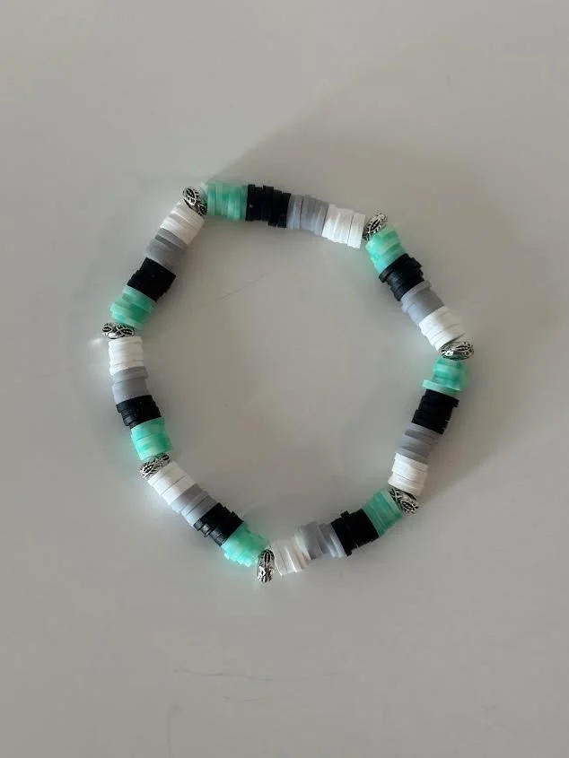 Medium Clay Beaded Bracelet