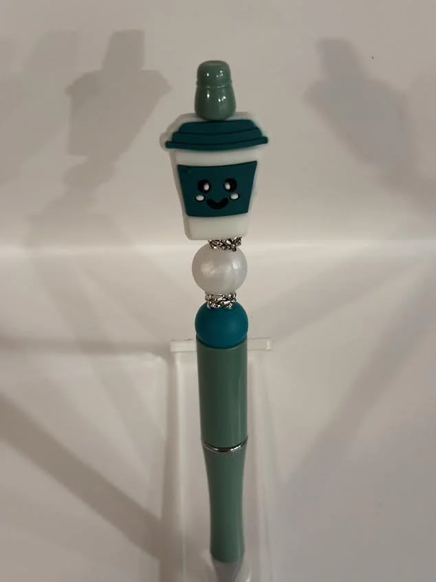 Coffee Beaded Pen