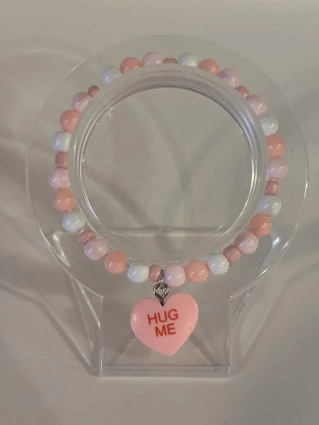 XS Valentine's Day Beaded Bracelet