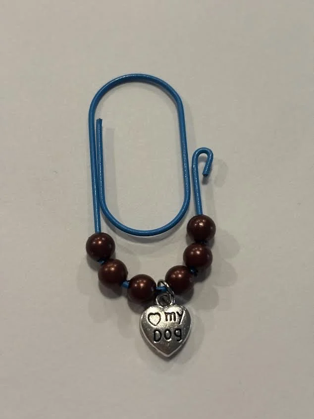 Silver Paper Clip Charm