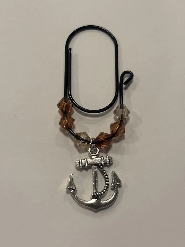 Silver Paper Clip Charm