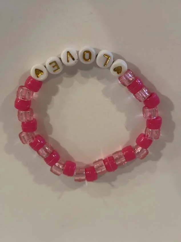 XS Valentine's Day Beaded Bracelet