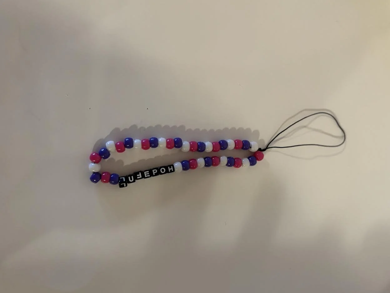 Beaded Phone Charm