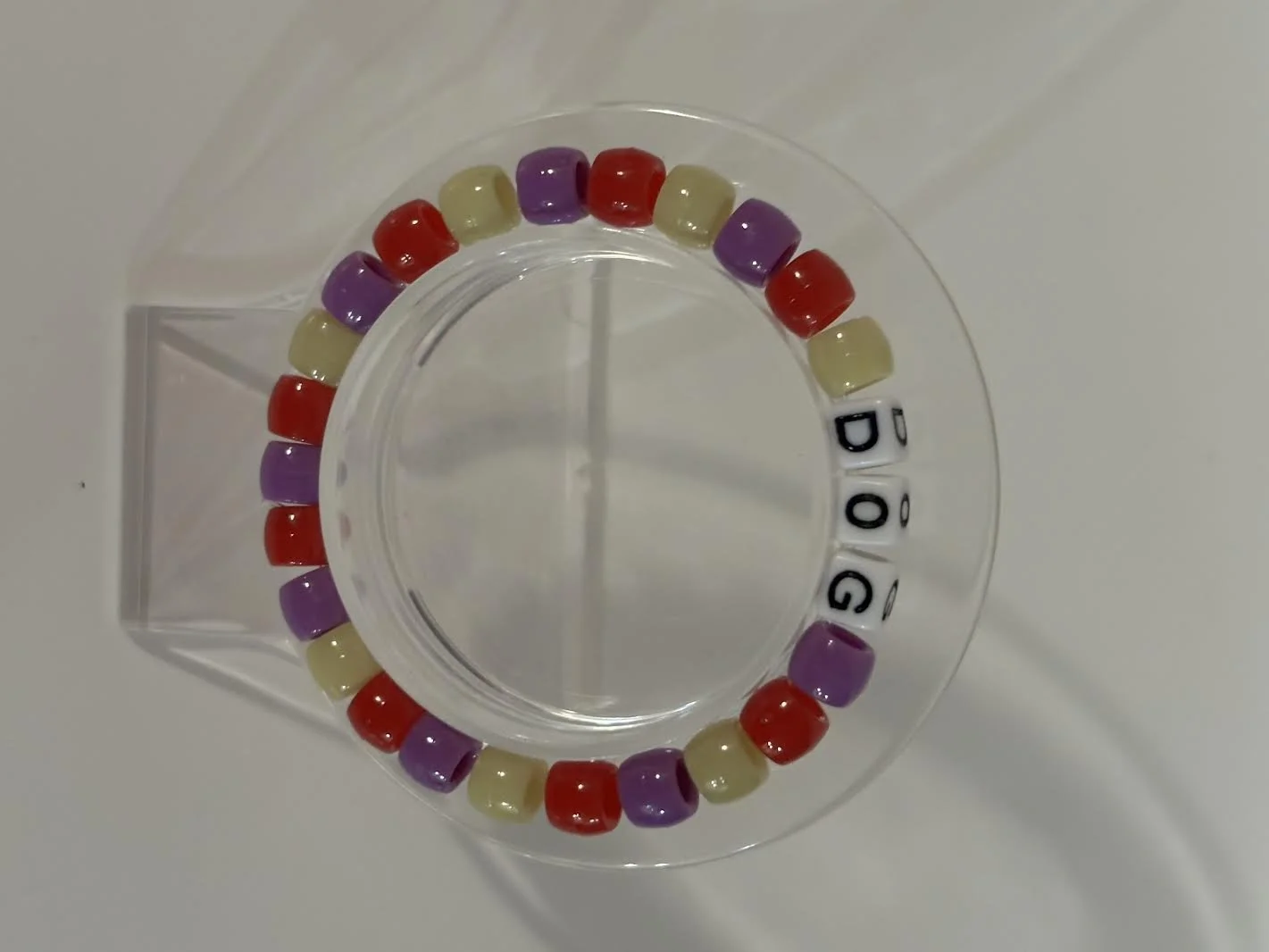 XS Dog Pony Beaded Bracelet