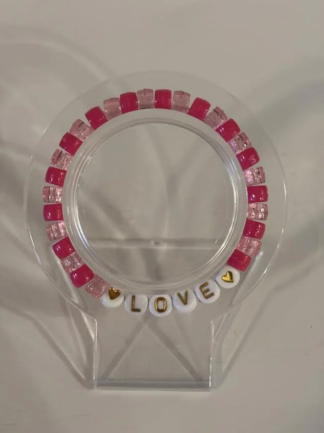 XS Valentine's Day Beaded Bracelet