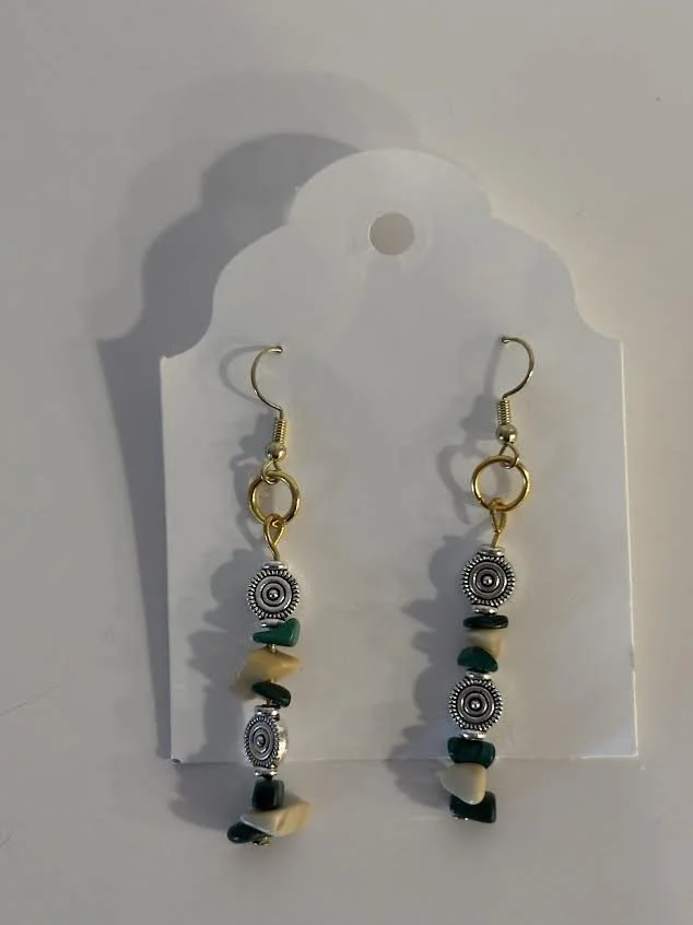Gemstone Beaded Earrings