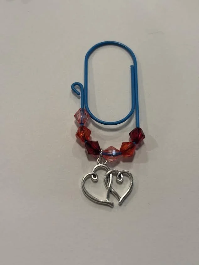 Silver Paper Clip Charm