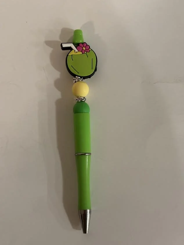 Tropical Drink Beaded Pen