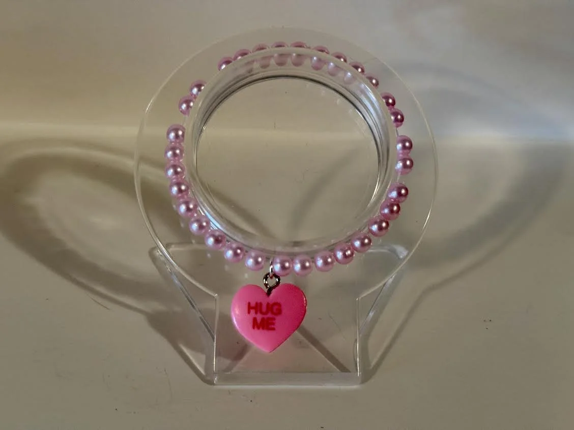 XXS Valentine's Day Beaded Bracelet