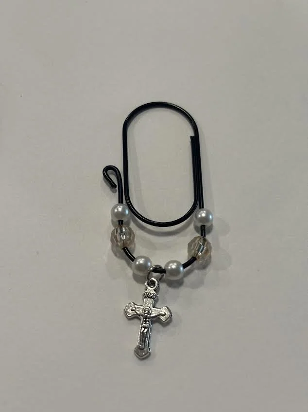 Silver Paper Clip Charm