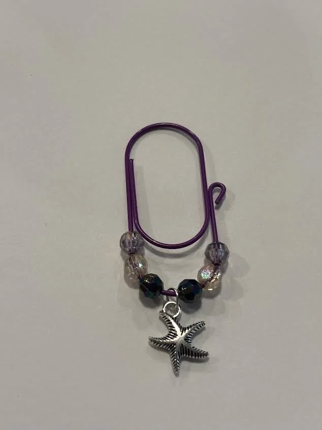 Silver Paper Clip Charm