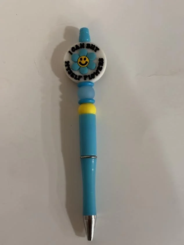 I can Buy Myslef Flowers Beaded Pen