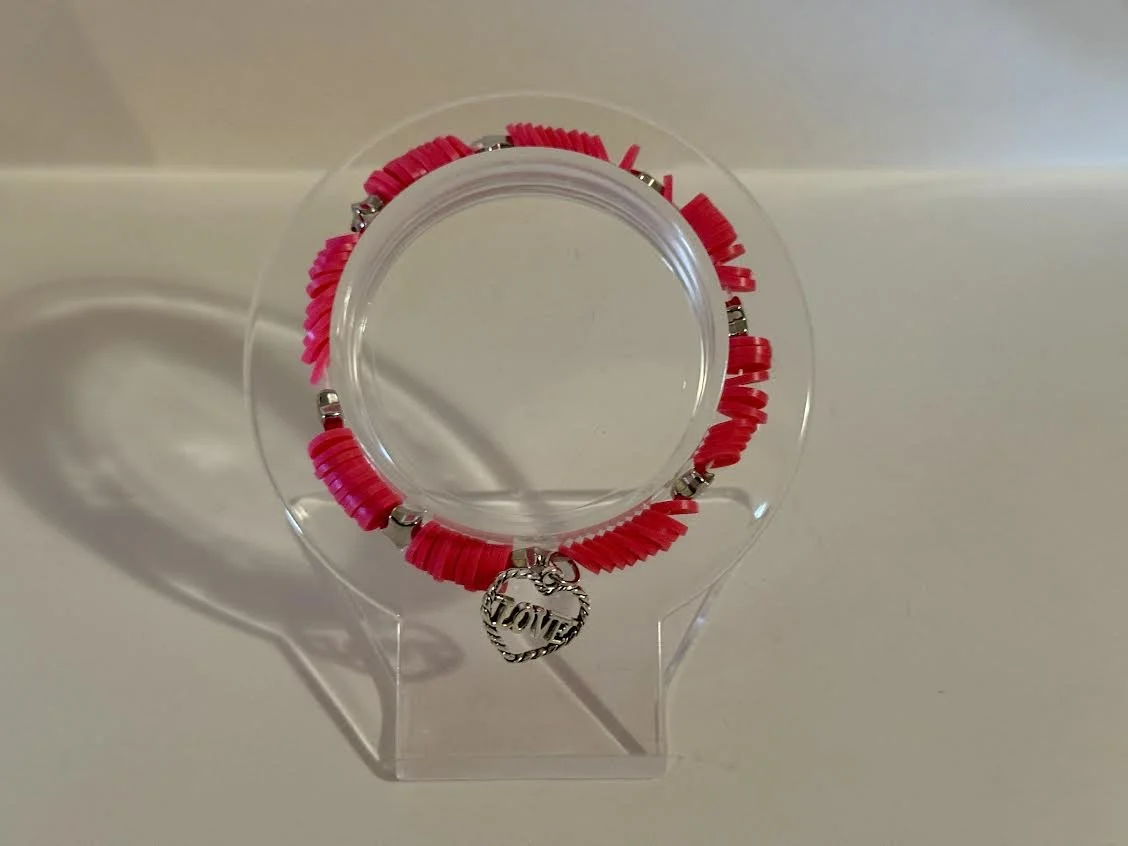 XXS Valentine's Day Beaded Bracelet