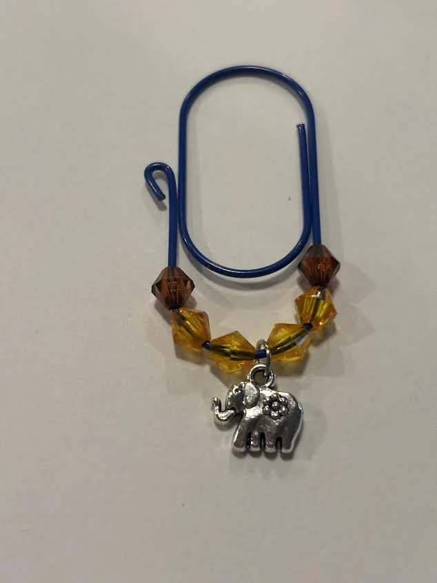 Silver Paper Clip Charm