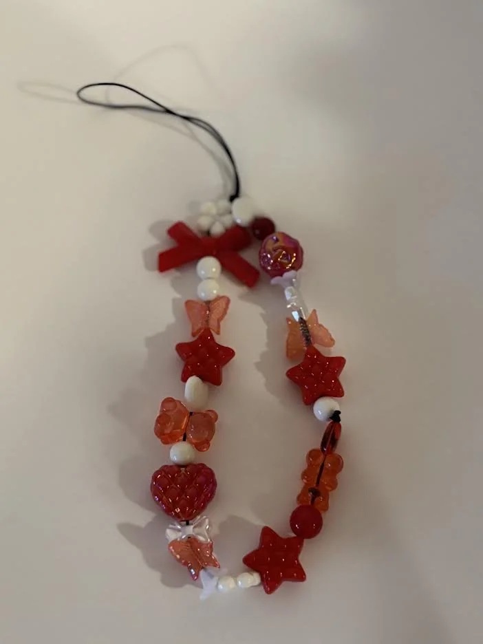 Beaded Phone Charm 1
