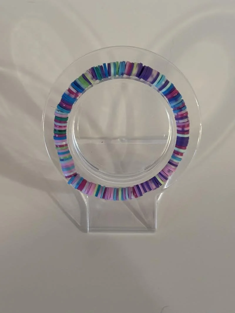 Small Clay Beaded Bracelet