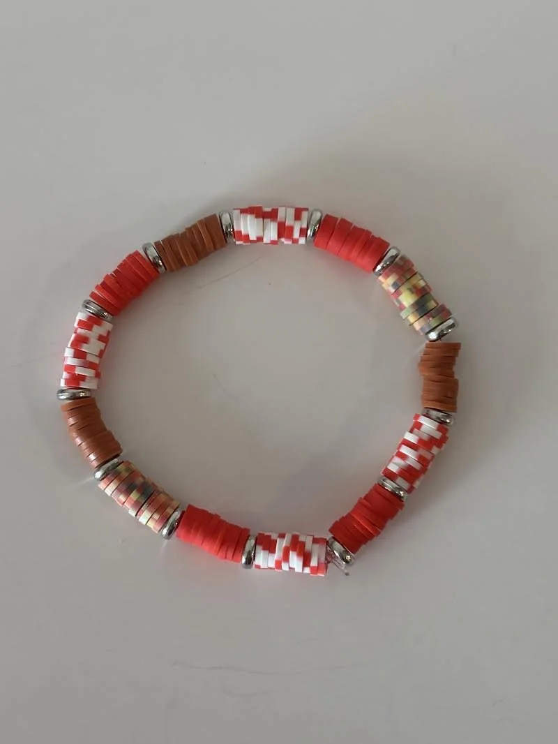 Medium Clay Beaded Bracelet
