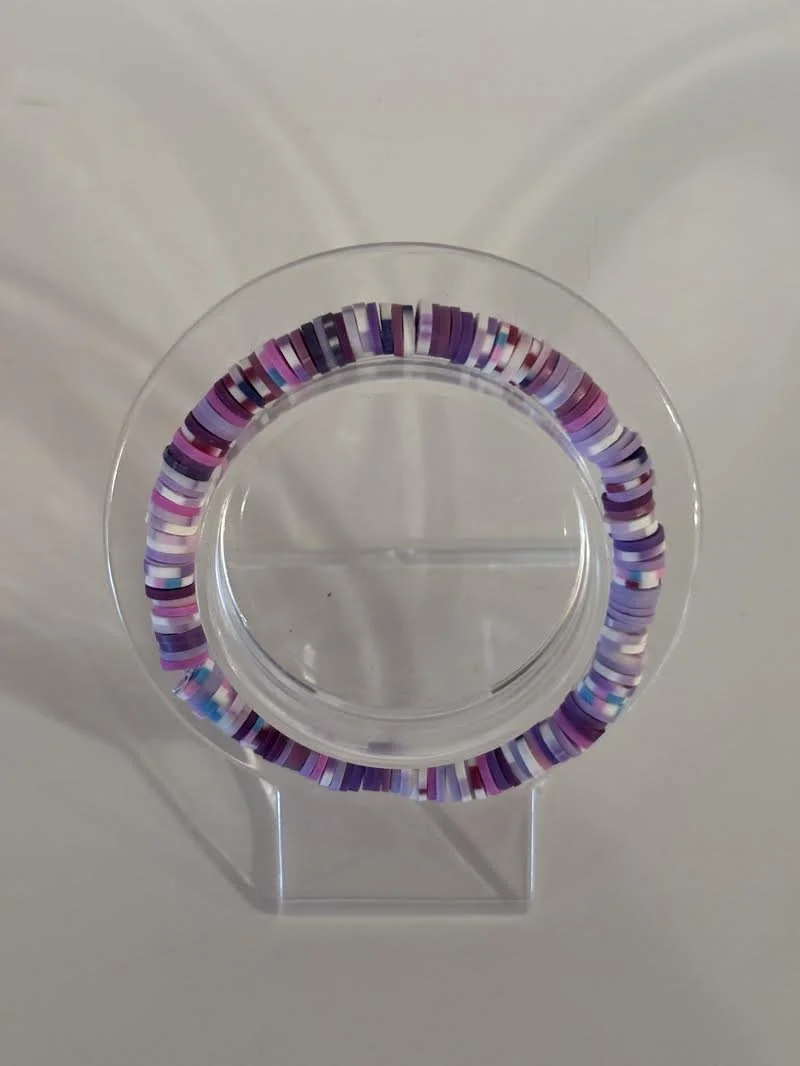 Small Clay Beaded Bracelet